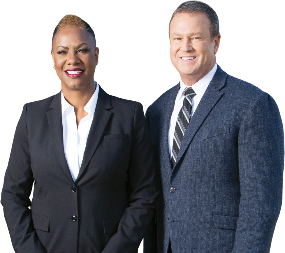 Dr. Hazel Glasper and Dr. Robert Bouffard